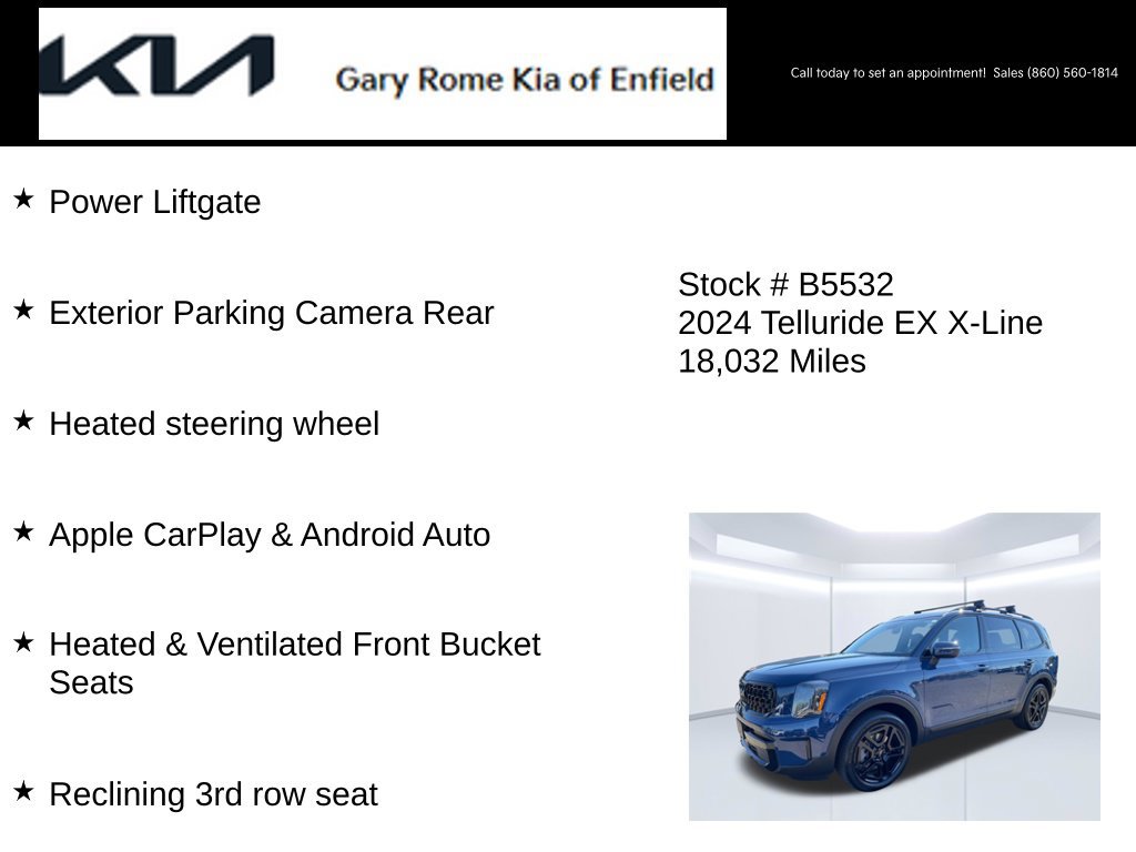 Certified 2024 Kia Telluride EX X-Line AWD/4WD image 27