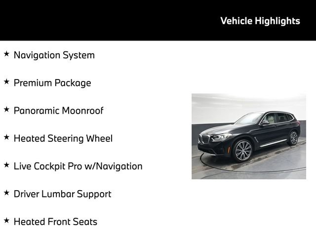 Used 2023 BMW X3 sDrive30i w/ Premium Package image 5