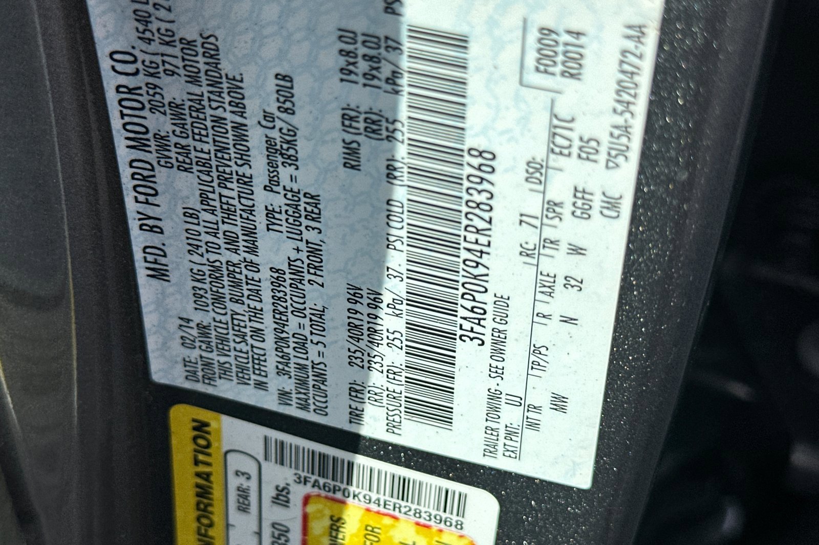 Used 2014 Ford Fusion Titanium image 29