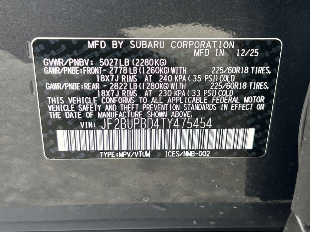 New 2026 Subaru Outback Premium image 31