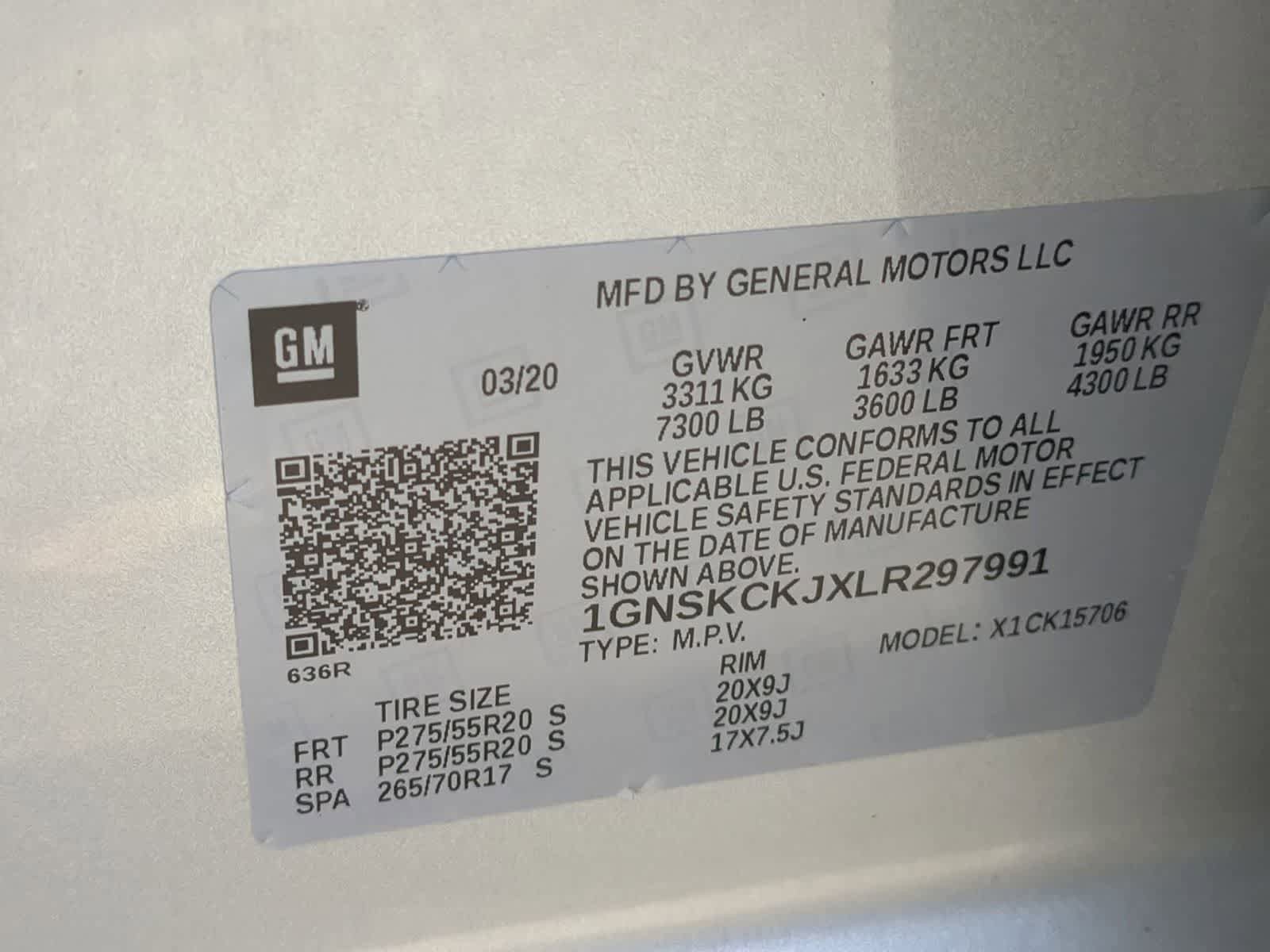 Used 2020 Chevrolet Tahoe Premier w/ Premier 6.2L Value Package image 34