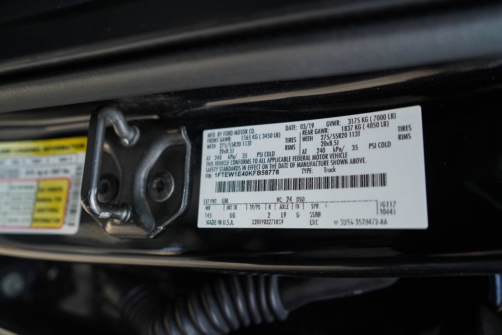 Used 2019 Ford F150 XLT w/ Equipment Group 302A Luxury AWD/4WD image 37
