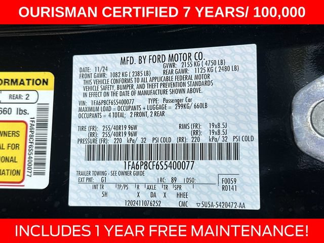 Used 2025 Ford Mustang GT Premium RWD image 32