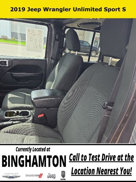 Used 2019 Jeep Wrangler Unlimited Sport S AWD/4WD image 11