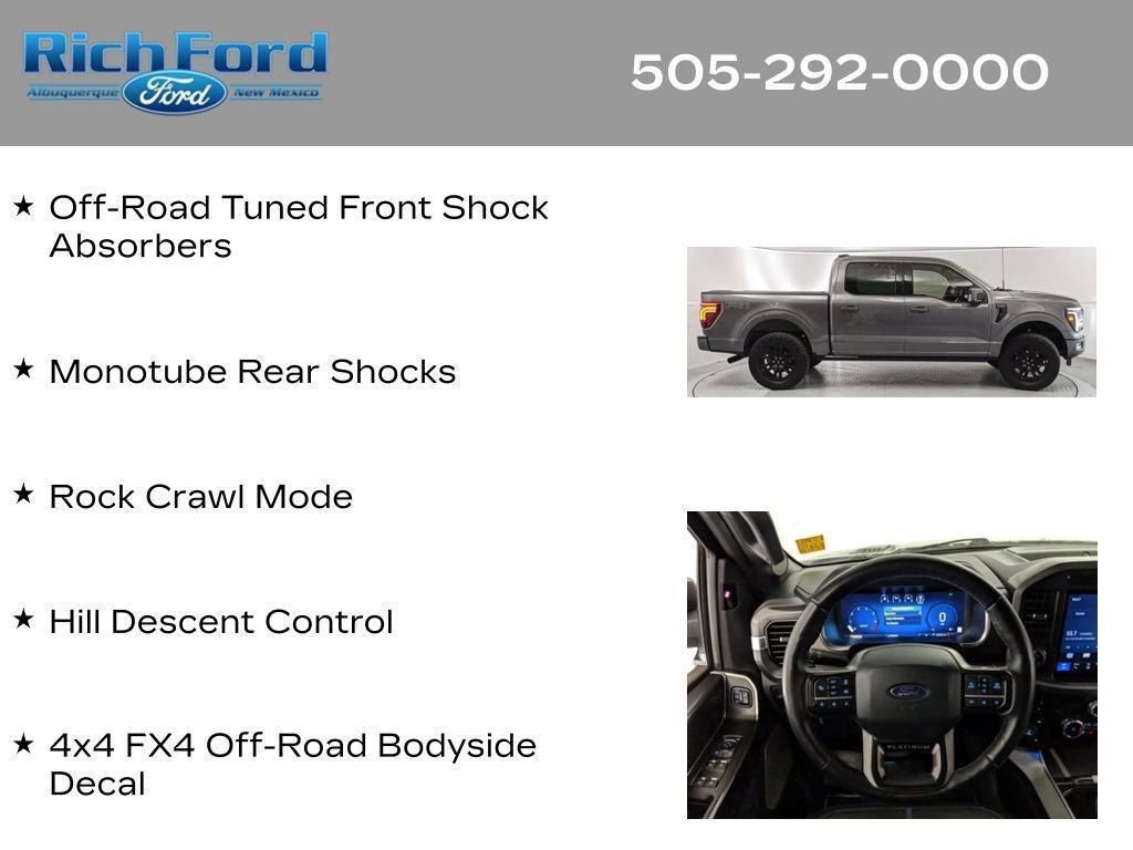 Used 2025 Ford F150 Platinum w/ FX4 Off-Road Package AWD/4WD image 22