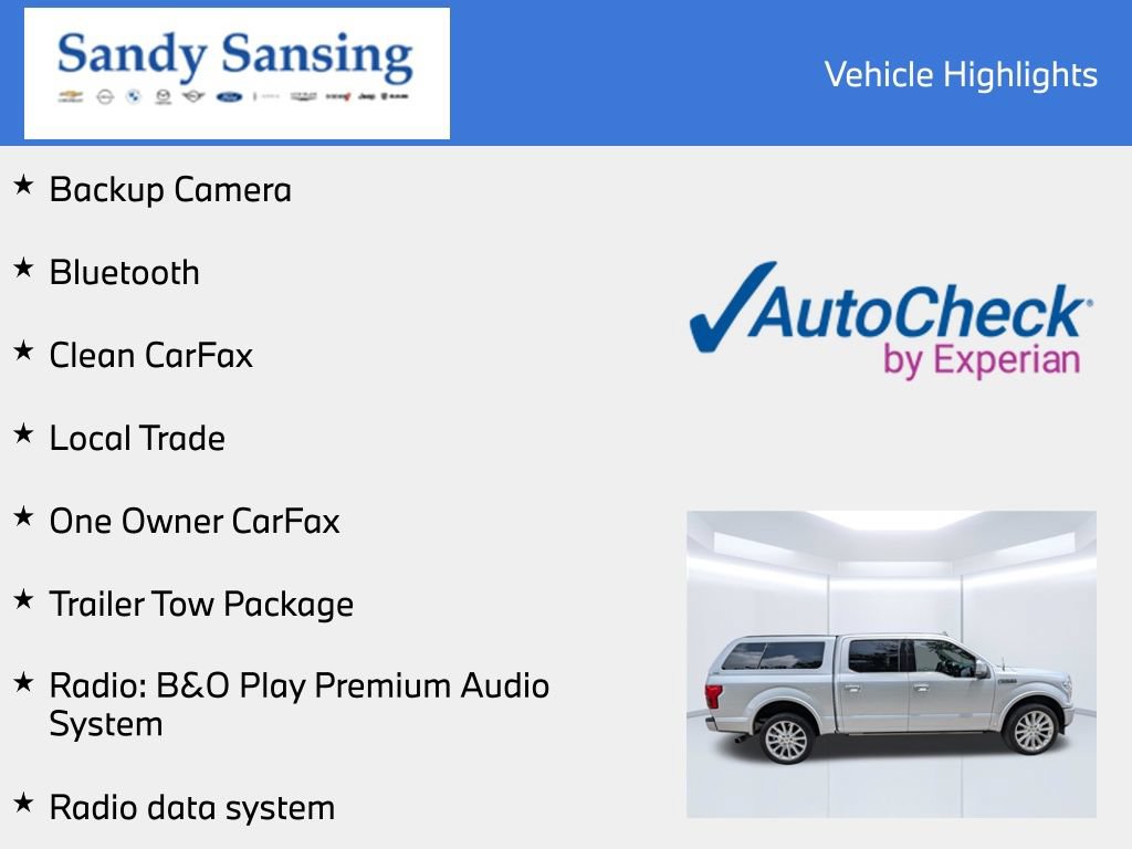 Used 2018 Ford F150 Limited w/ Trailer Tow Package AWD/4WD image 7