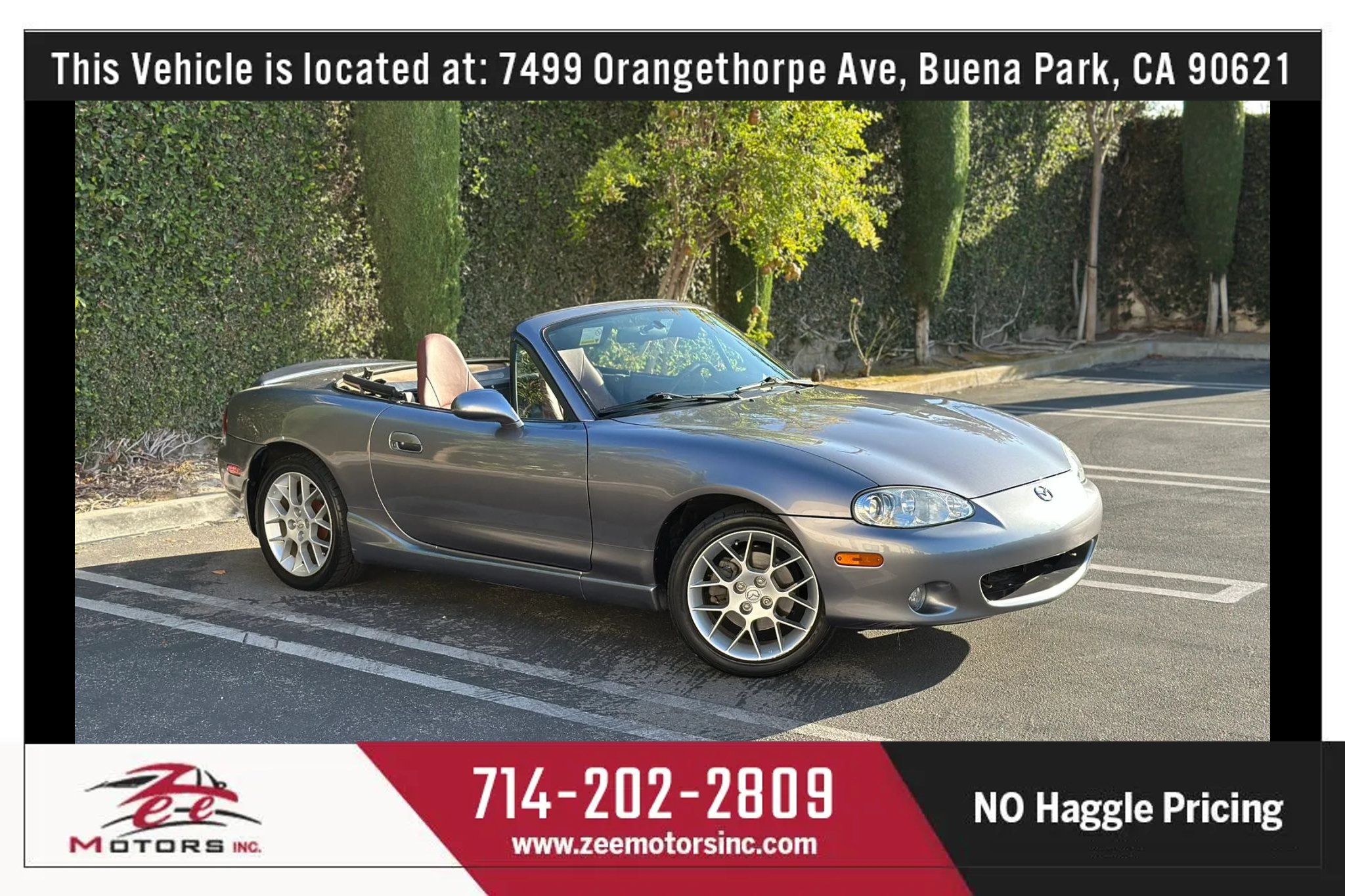 Used 2002 MAZDA MX-5 Miata SE RWD image 1