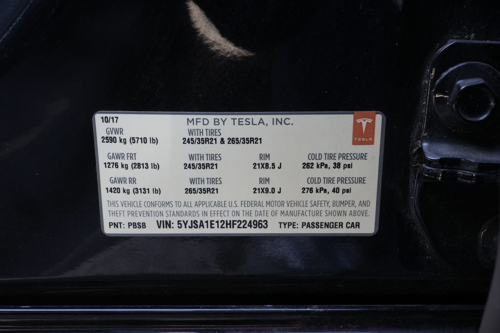 Used 2017 Tesla Model S 75 RWD image 67