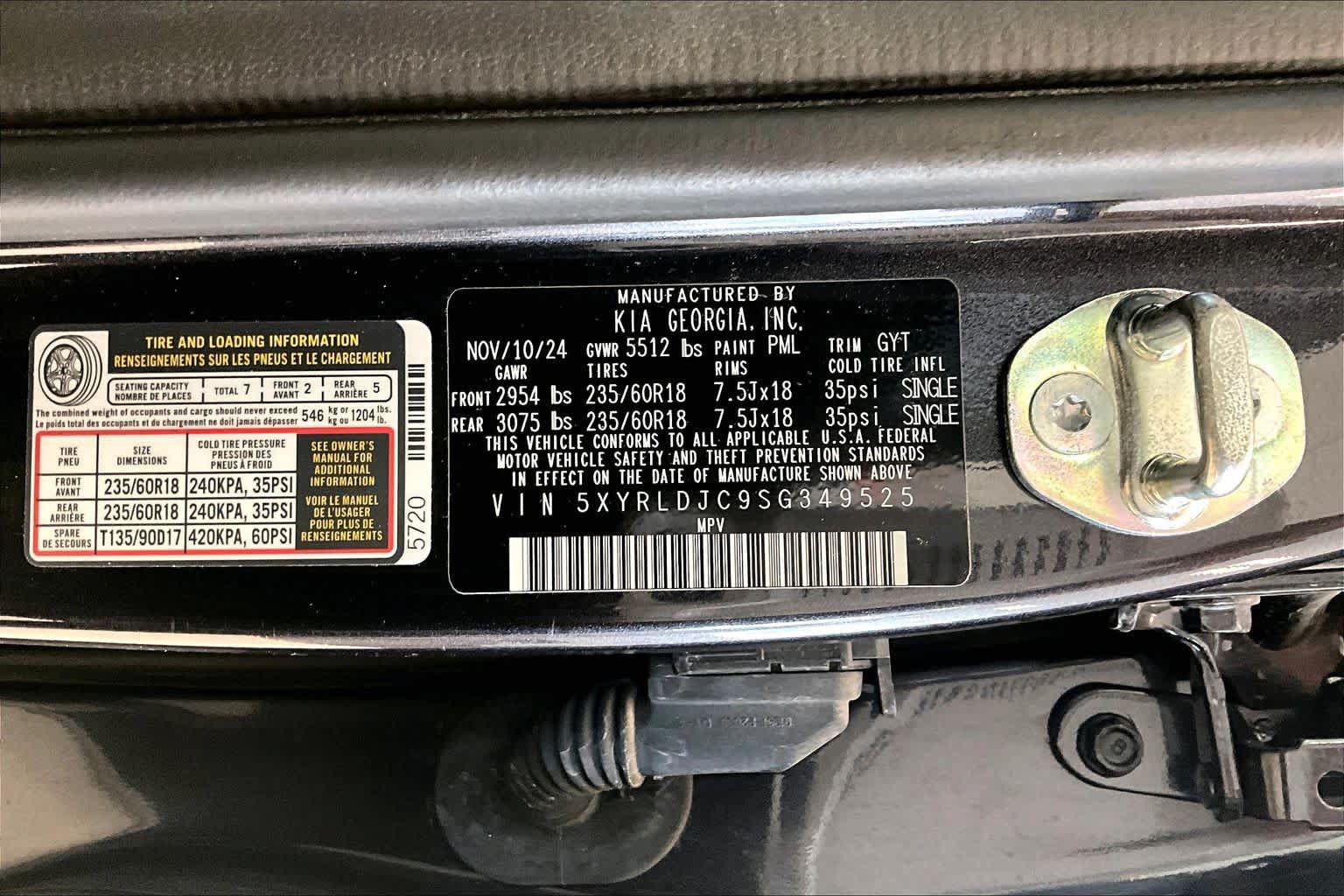 Used 2025 Kia Sorento S w/ Panoramic Sunroof Package AWD/4WD image 32