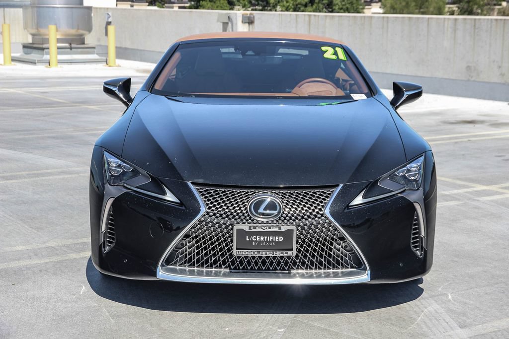 Certified 2021 Lexus LC 500 Convertible w/ Touring Package RWD image 2