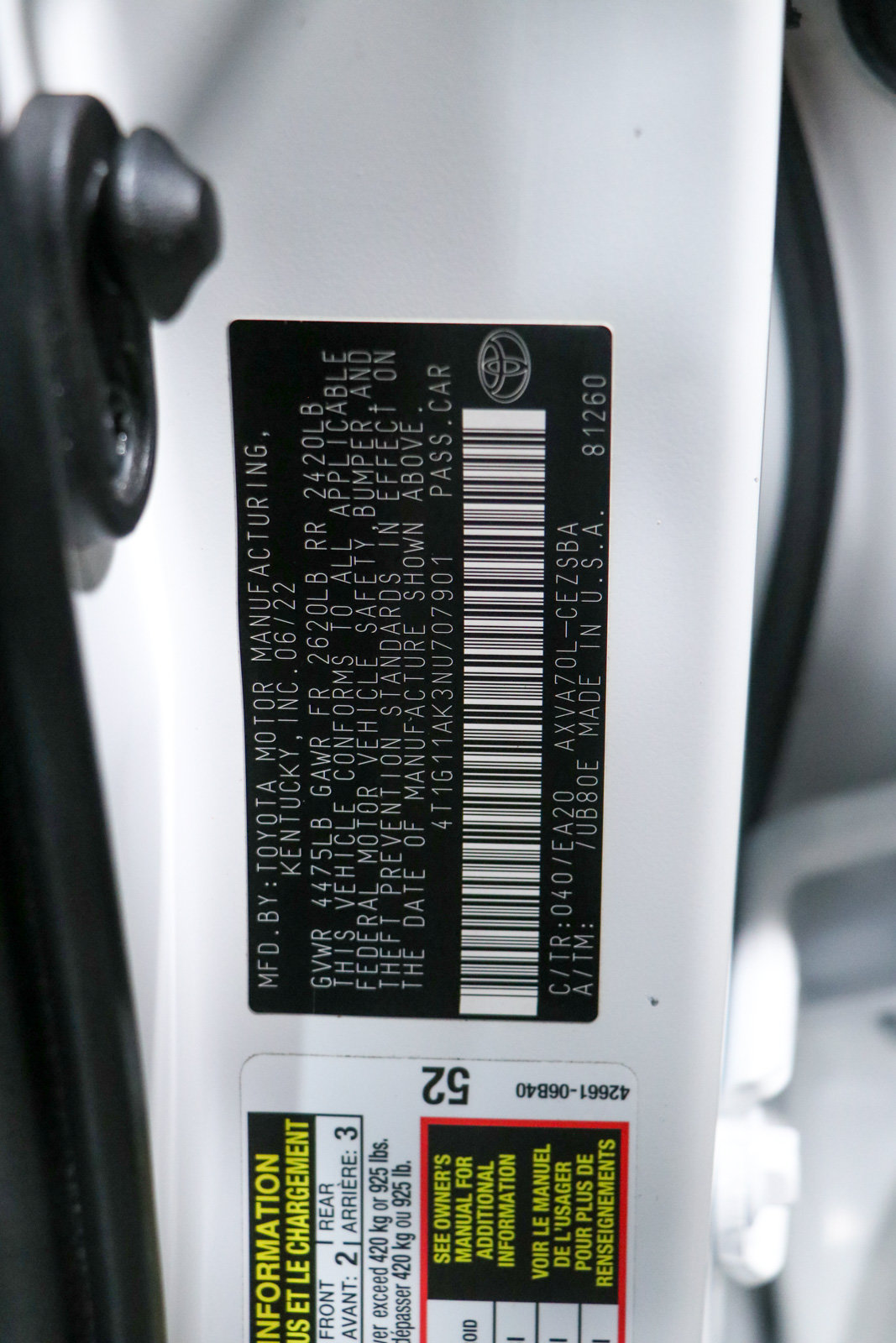 Used 2022 Toyota Camry SE FWD image 31