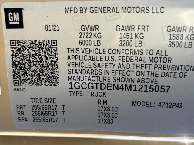 Used 2021 Chevrolet Colorado Z71 w/ Safety Package image 29