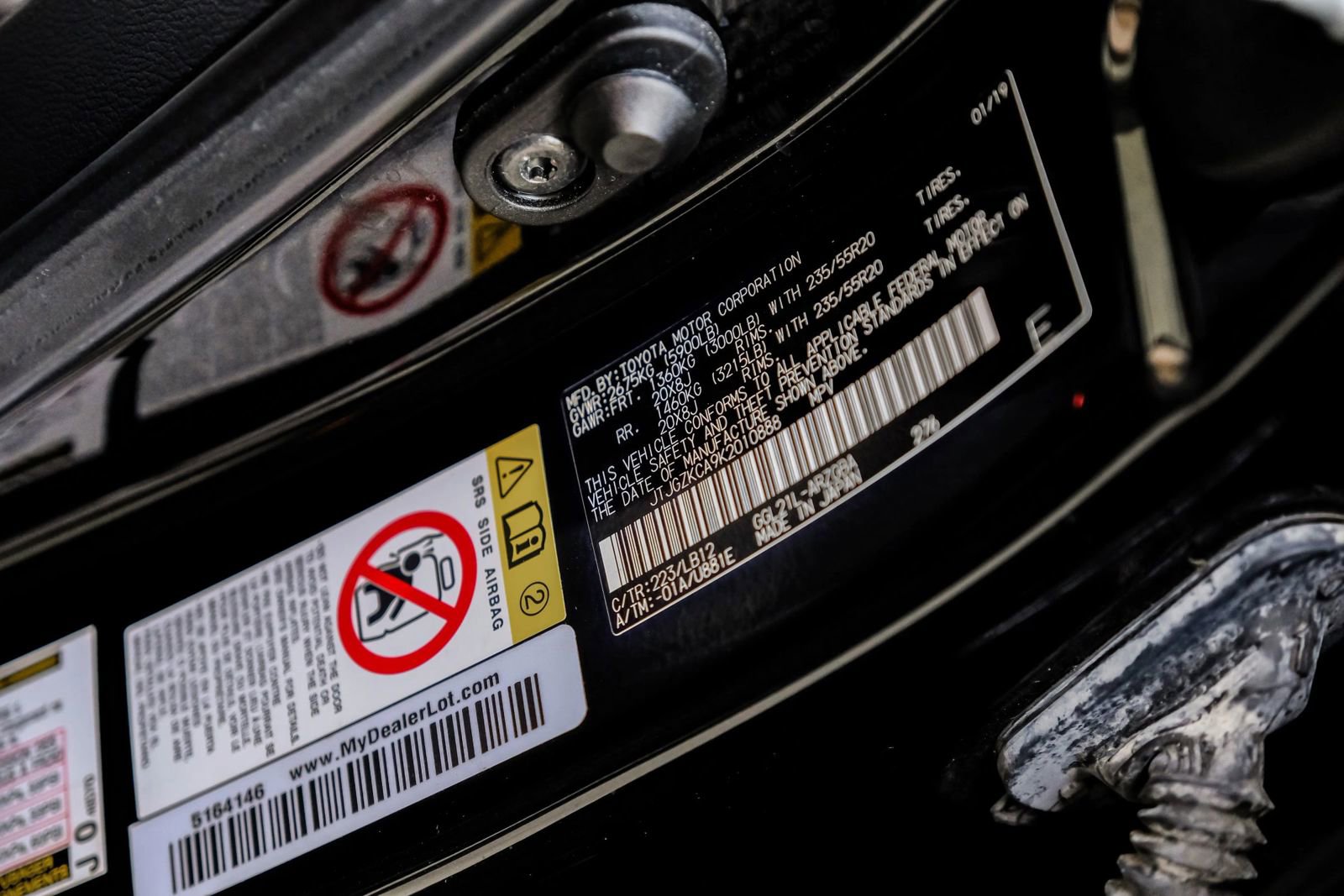 Used 2019 Lexus RX 350L FWD image 62