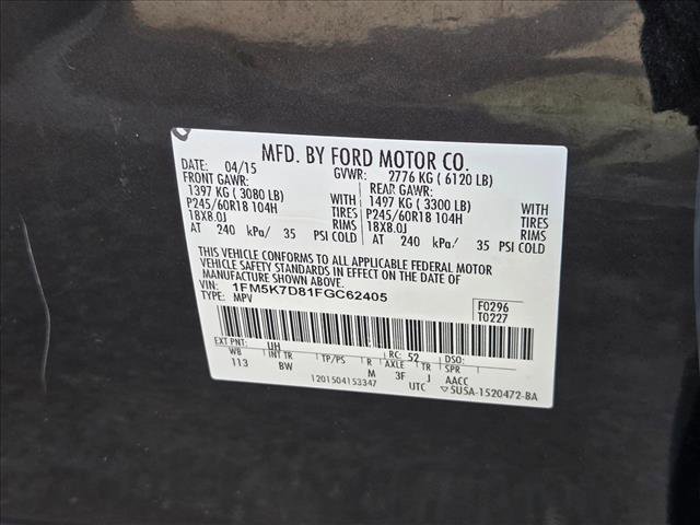 Used 2015 Ford Explorer XLT w/ Equipment Group 202B image 18