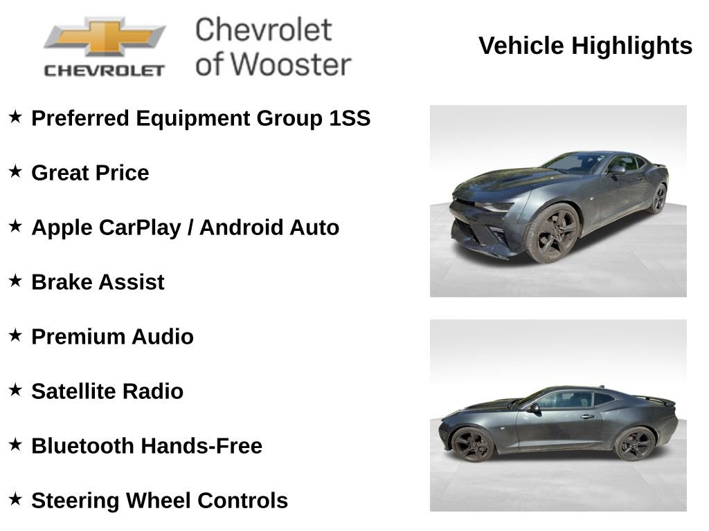 Used 2018 Chevrolet Camaro SS RWD image 2