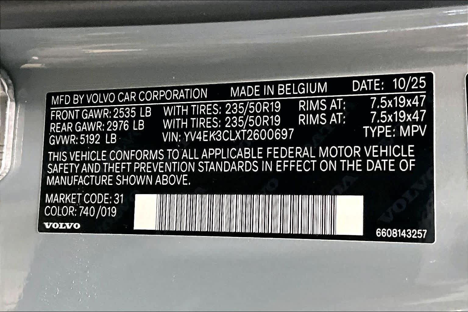 New 2026 Volvo EX30 Cross Country Ultra w/ Protection Package Premier AWD/4WD image 12