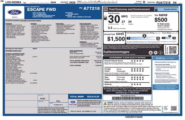 Used 2023 Ford Escape Active FWD image 5