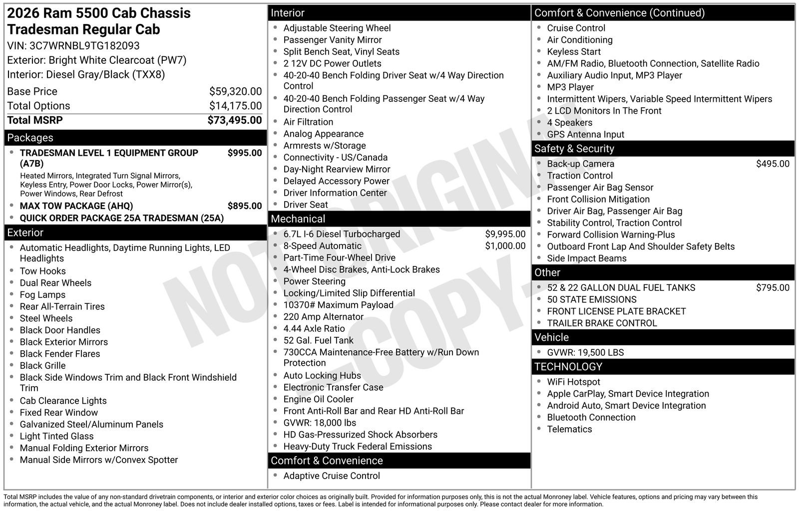 New 2026 RAM 5500 Tradesman image 26