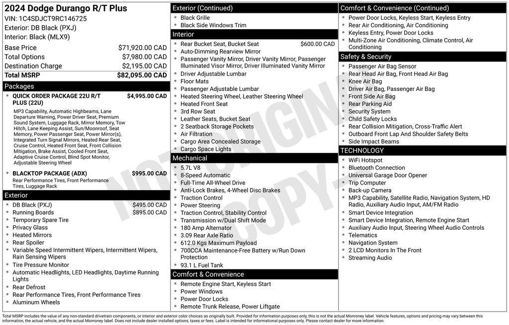 Used 2024 Dodge Durango R/T AWD/4WD image 42