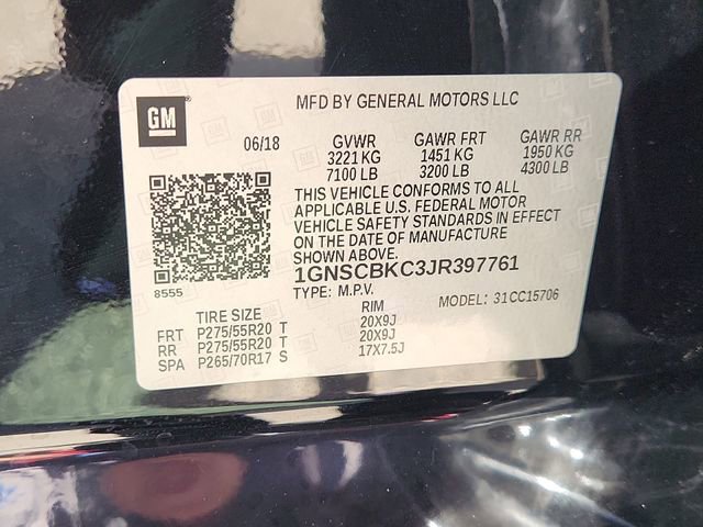 Used 2018 Chevrolet Tahoe LT w/ Texas Edition Package image 34