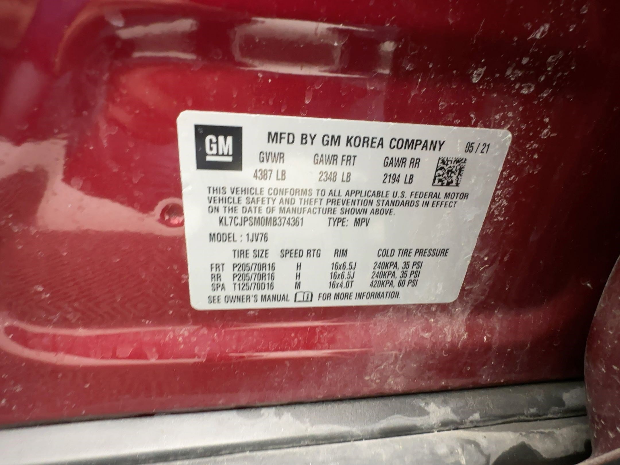 Certified 2021 Chevrolet Trax LT image 19