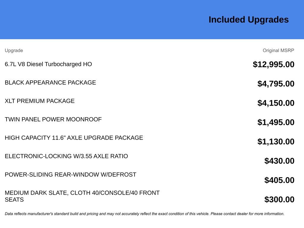Used 2025 Ford F250 XLT w/ Black Appearance Package image 7