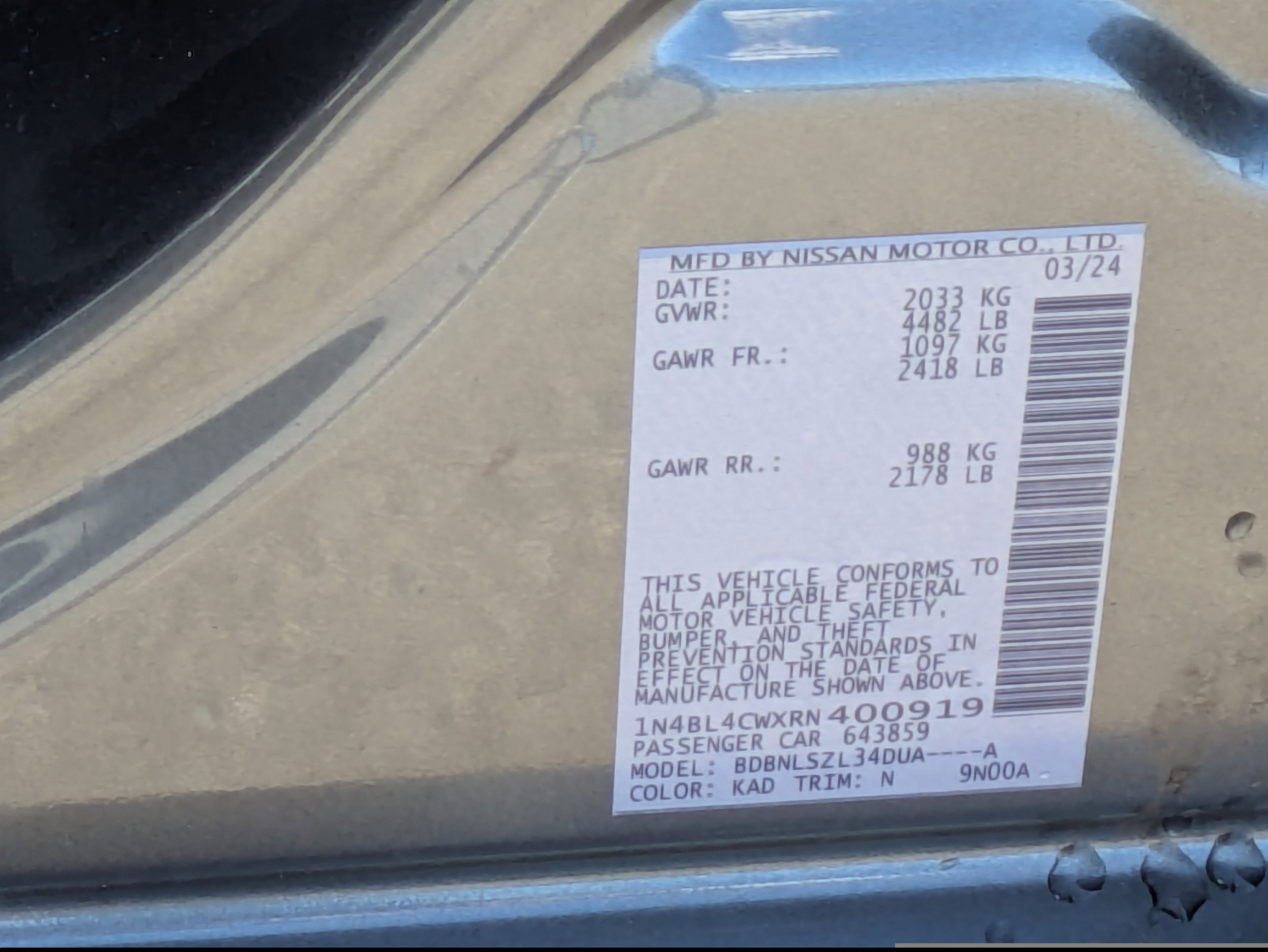 Used 2024 Nissan Altima 2.5 SR image 30