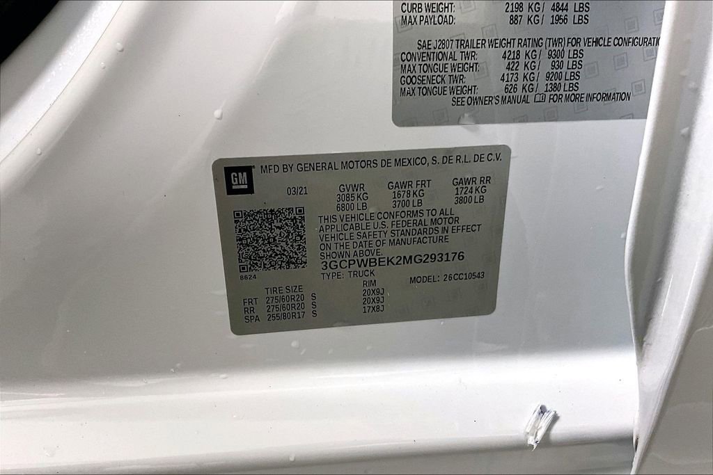 Used 2021 Chevrolet Silverado 1500 Custom image 30