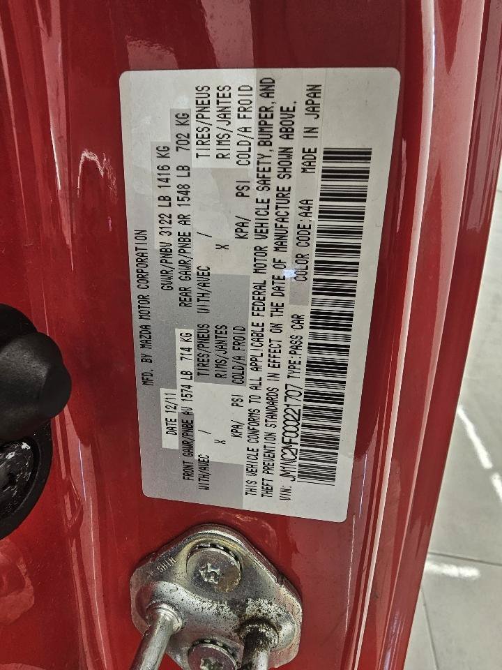 Used 2012 MAZDA MX-5 Miata Touring RWD image 23