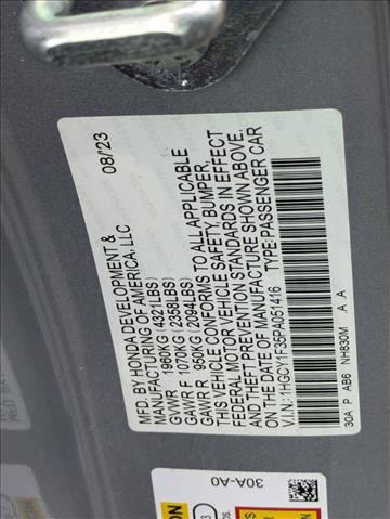 Certified 2023 Honda Accord EX image 25