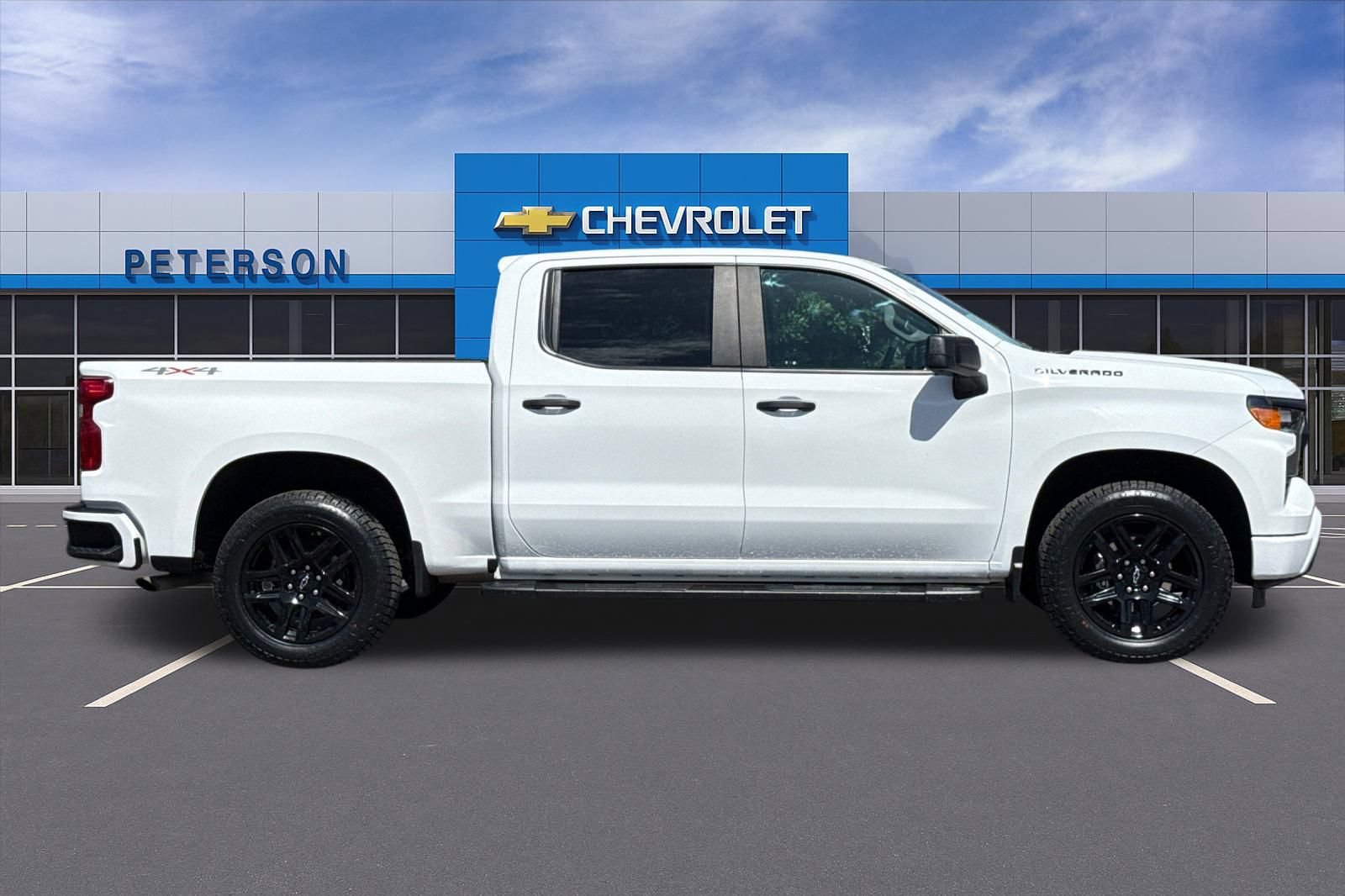 Certified 2023 Chevrolet Silverado 1500 Custom w/ LPO, Dark Essentials Package AWD/4WD image 3