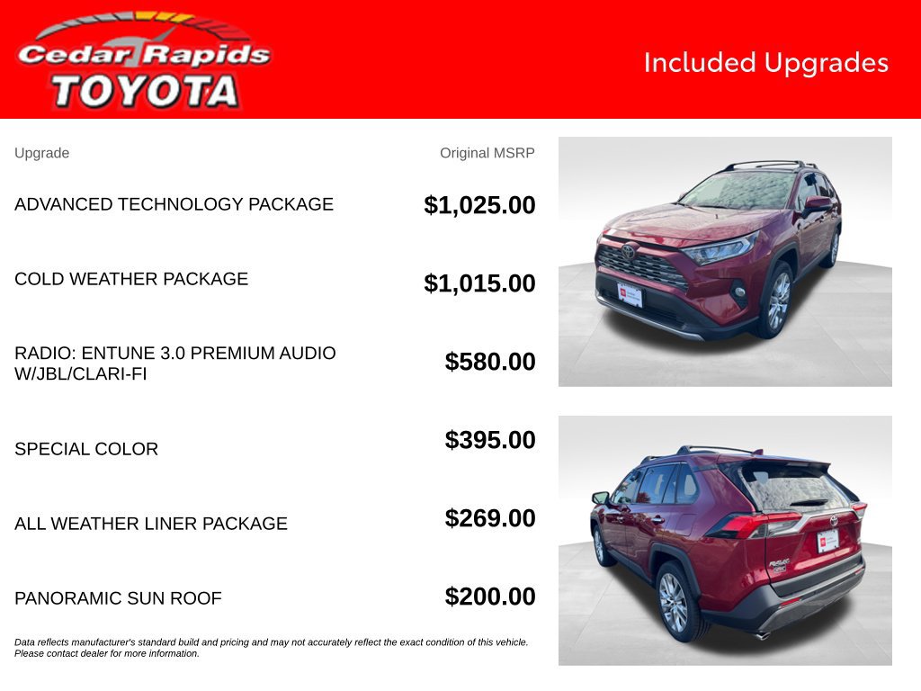 Certified 2019 Toyota RAV4 Limited w/ Advanced Technology Package AWD/4WD image 7