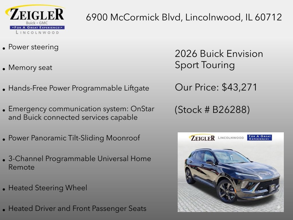 New 2026 Buick Envision Sport Touring AWD/4WD image 18