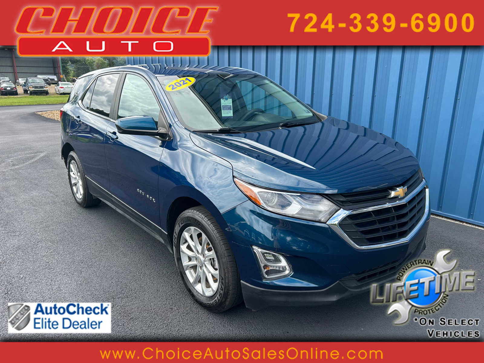 Used 2021 Chevrolet Equinox LT w/ LPO, Floor Liner Package