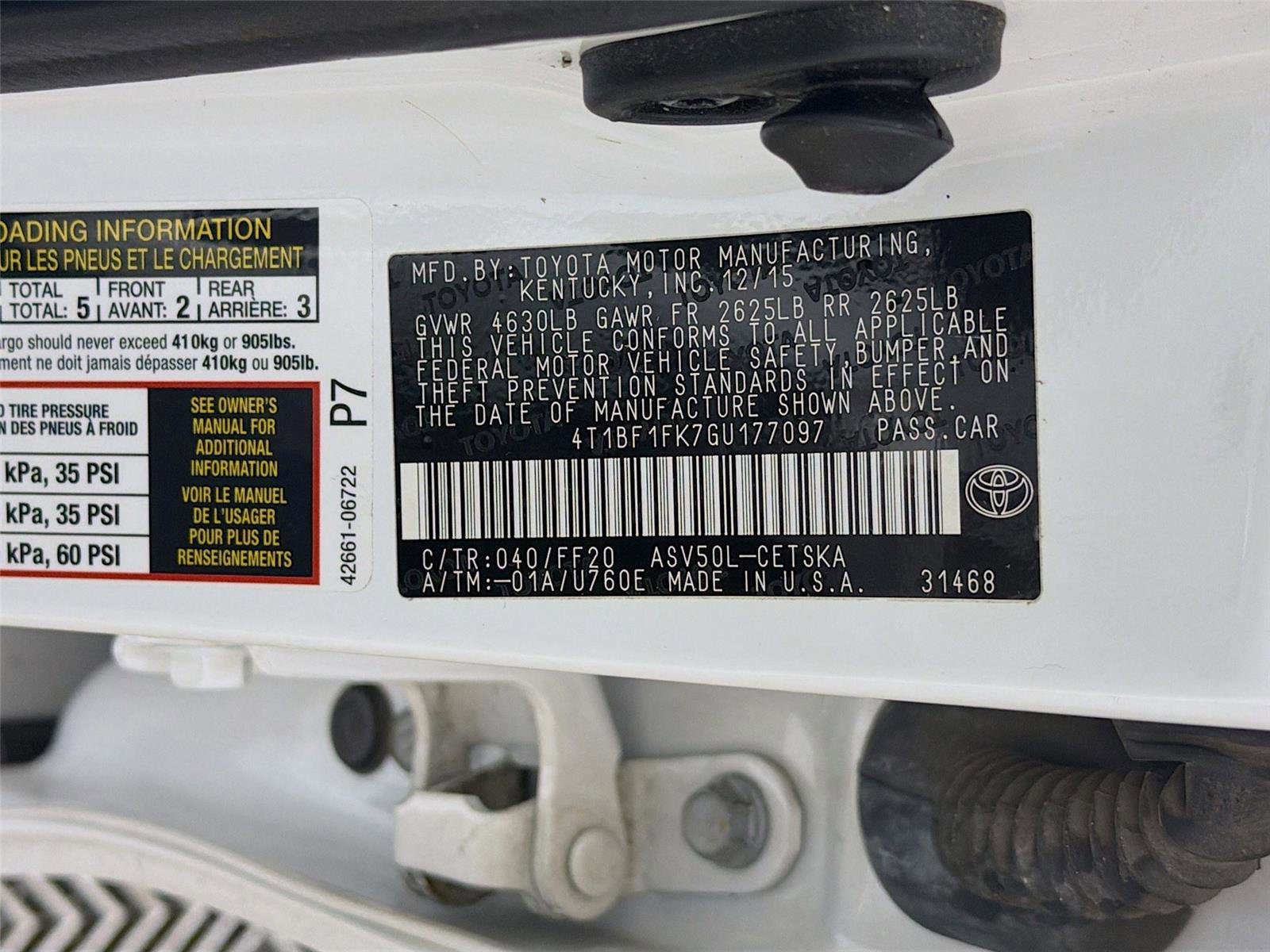 Used 2016 Toyota Camry SE FWD image 28