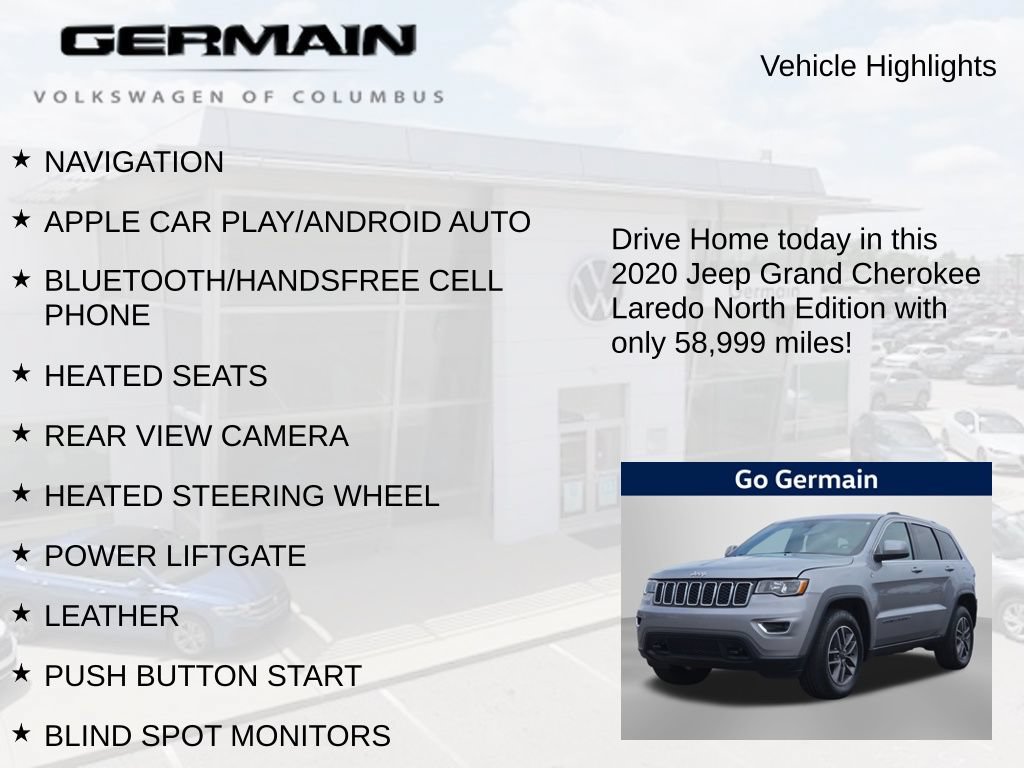 Used 2020 Jeep Grand Cherokee Laredo w/ Quick Order Package 2BN North AWD/4WD image 5