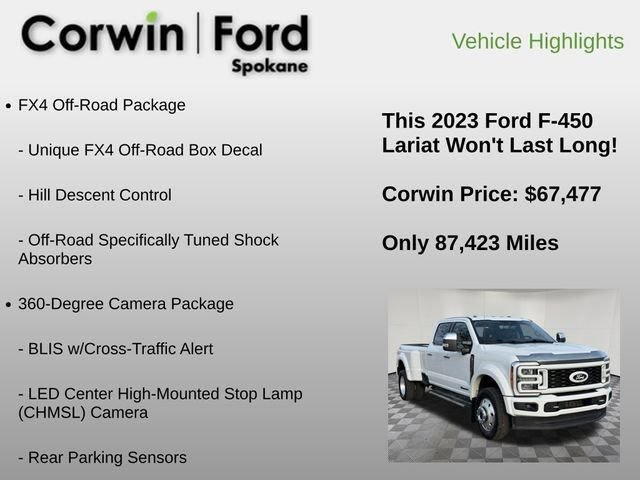 Used 2023 Ford F450 Lariat w/ Chrome Package image 6