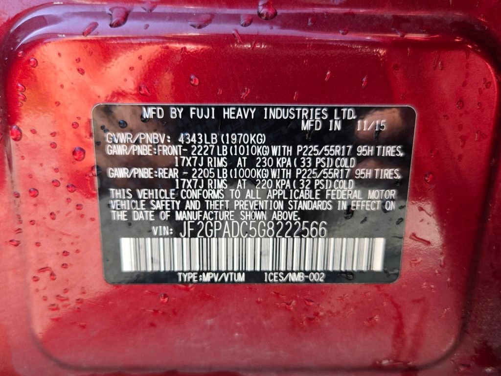Used 2016 Subaru Crosstrek 2.0i Premium AWD/4WD image 31