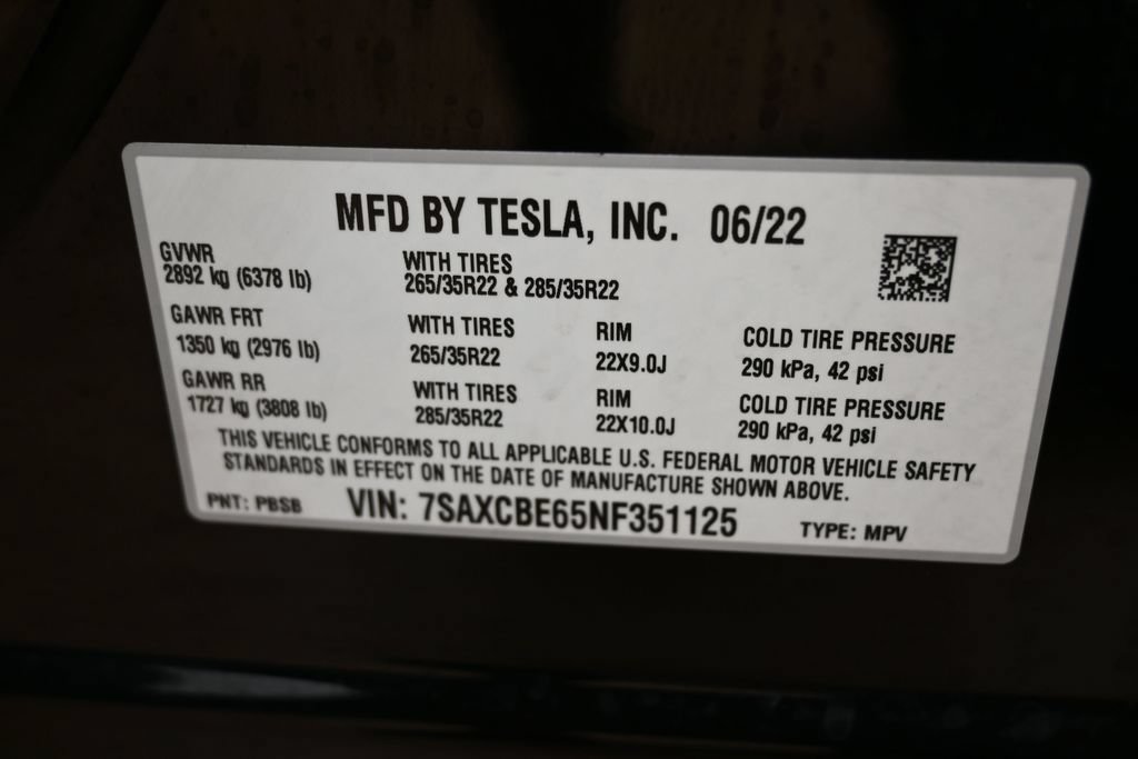 Used 2022 Tesla Model X Plaid AWD/4WD image 14