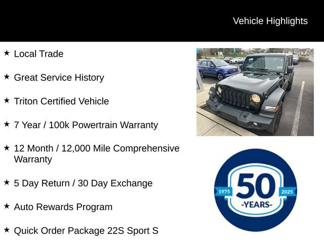 Used 2022 Jeep Wrangler Unlimited Sport image 5