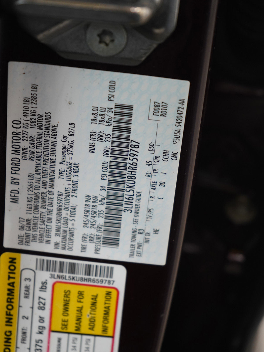 Used 2017 Lincoln MKZ Premiere image 28