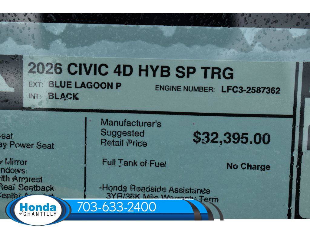 New 2026 Honda Civic Sport Touring image 38