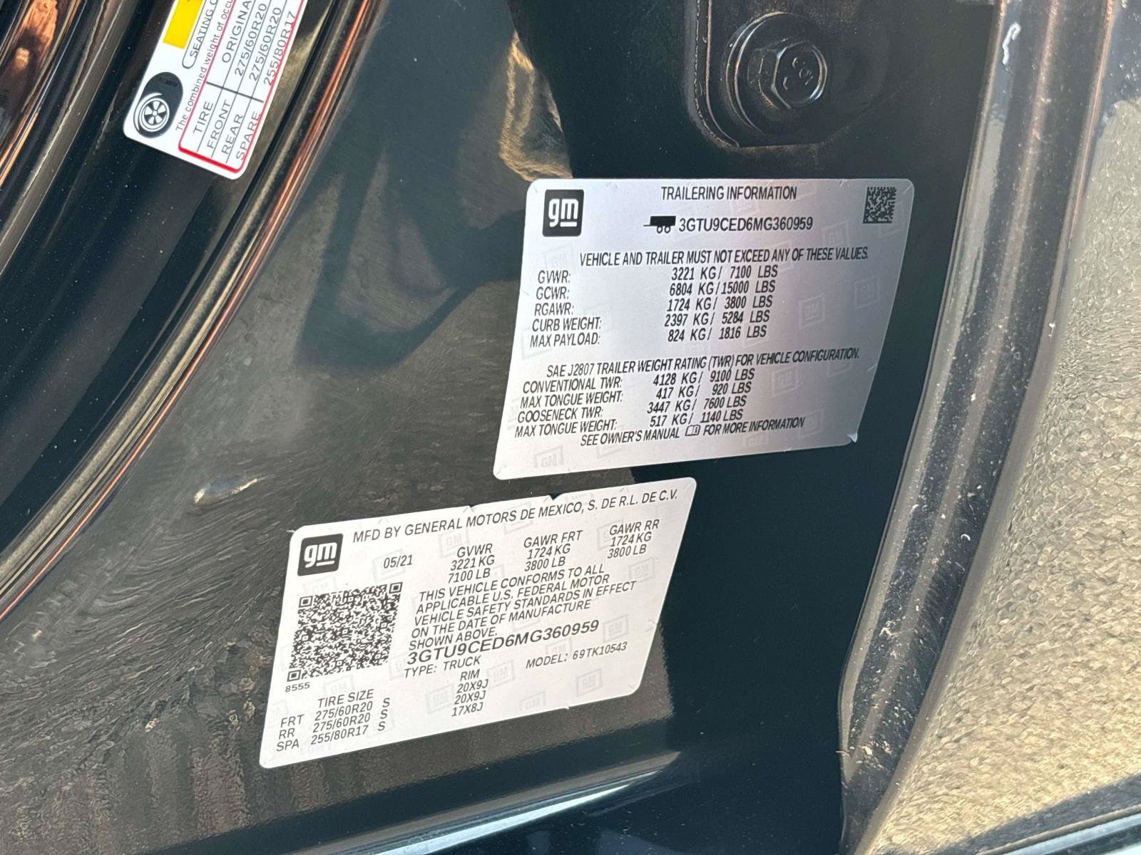 Used 2021 GMC Sierra 1500 Elevation w/ Preferred Package AWD/4WD image 32