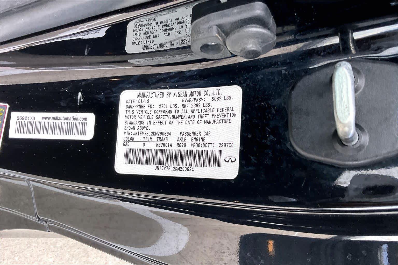 Used 2019 INFINITI Q60 3.0t Luxe AWD/4WD image 35