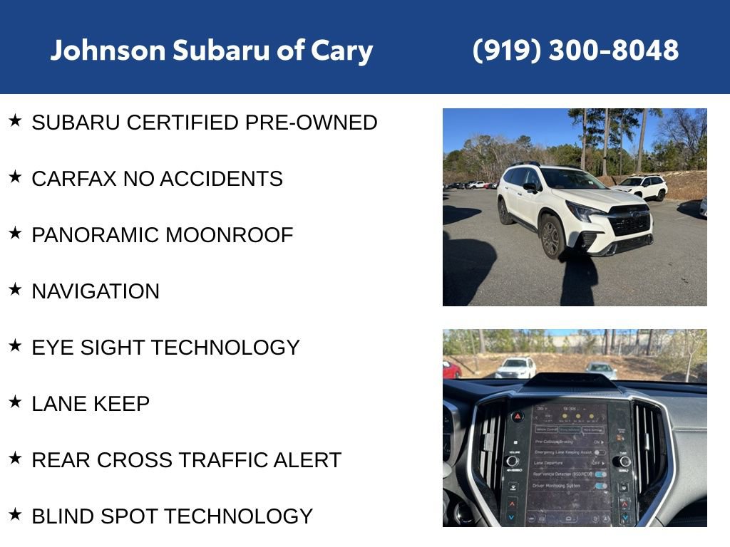 Certified 2025 Subaru Ascent Touring w/ Popular Package #2 image 6