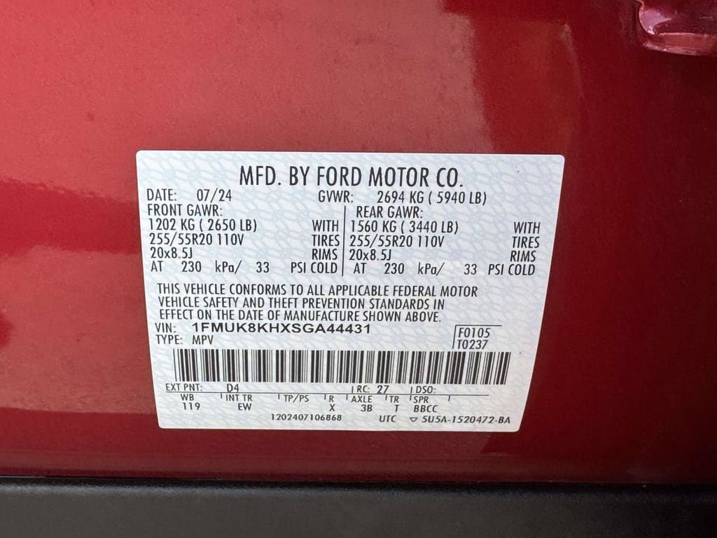 Used 2025 Ford Explorer ST-Line AWD/4WD image 28