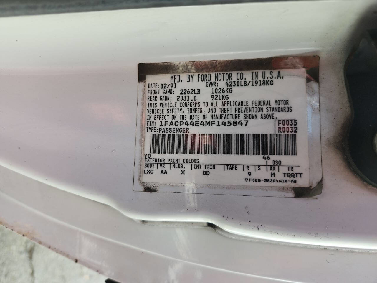 Used 1991 Ford Mustang LX image 48