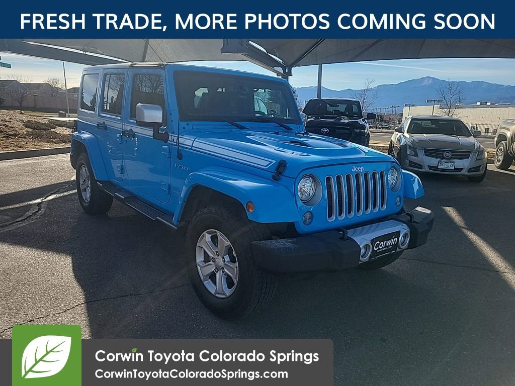 Used 2017 Jeep Wrangler Unlimited Sahara w/ Quick Order Package 24E Chief image 1