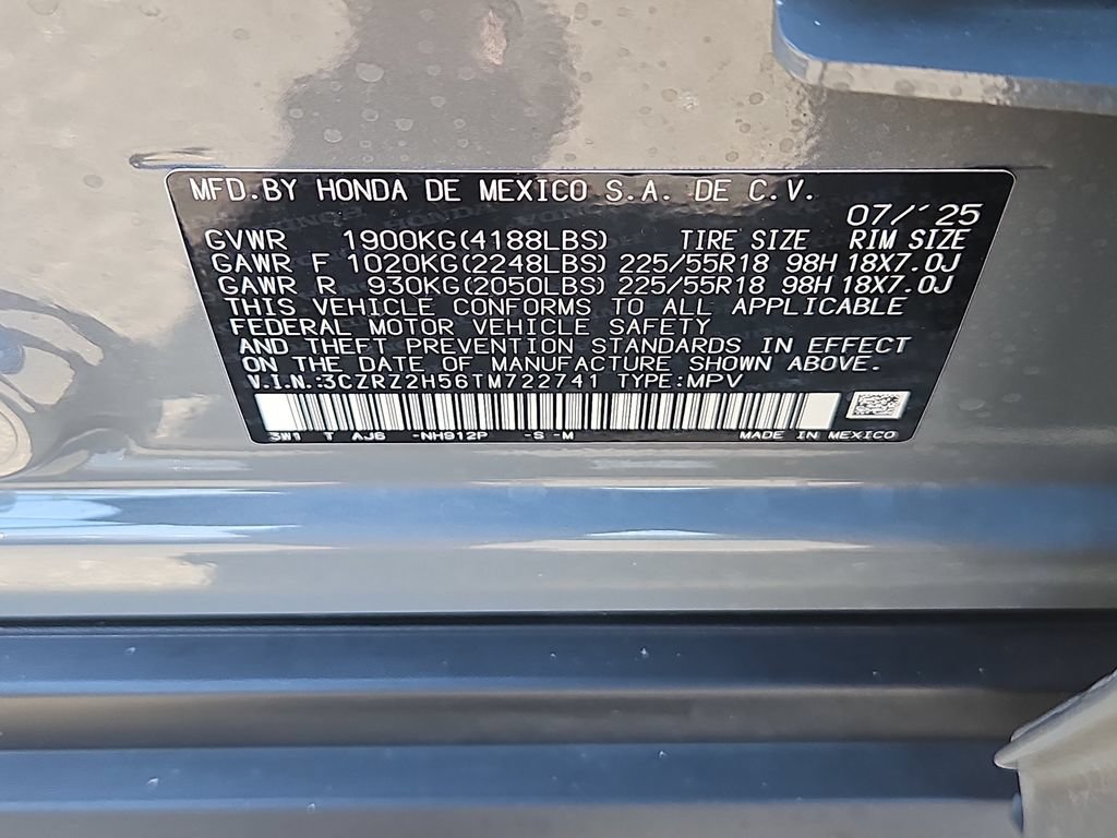 Certified 2026 Honda HR-V Sport image 14