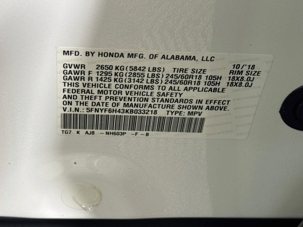 Used 2019 Honda Pilot EX-L image 39